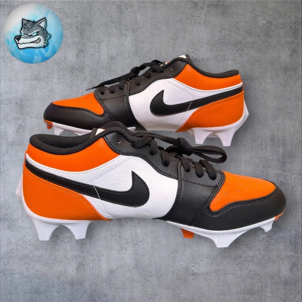 Nike Air Jordan 1 Low TD Men's Size 11 Shattered Backboard FB Cleats FJ6245-801